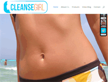 Tablet Screenshot of cleansegirl.com